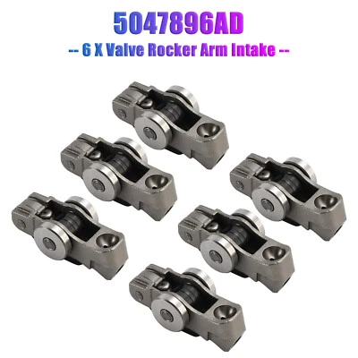 6 X Valve Rocker Arm Intake 5047896AD for Dodge Jeep Chrysler 3.6L 2016-2024 S11 - Image 1 of 4