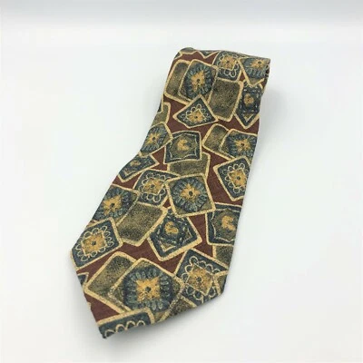 Vintage Burberry (Burberrys of London) 100% Silk Hand Sewn Neck Tie -Made in USA - Image 1 of 4