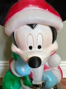 Schwarze Klammer Nase Blasform l Mickey Mouse 18 in Santa's Best Ersatz Disney - Bild 1 von 3