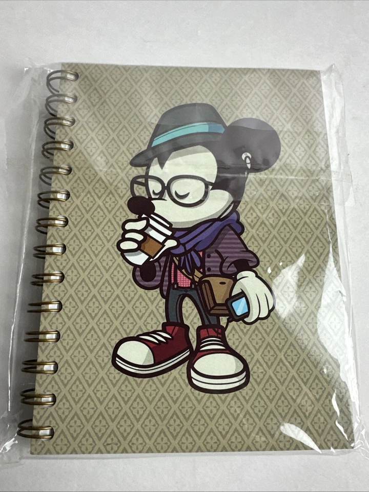 Wonderground Gallery Hipster Mickey Note Pad Disney Parks RARE - Image 1 of 4