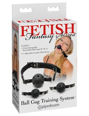 Pipedream Fetish Fantasy Ball Gag Training System - Fetish BDSM Erotic Play - Image 1 of 4