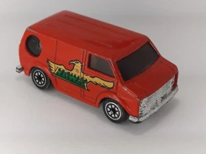 Bedford CF Van "HAWK" Red w/Bubble Window 1/64 Scale Diecast - Picture 1 of 4