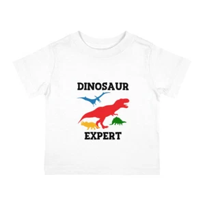 Dinosaur Expert Infant Cotton Jersey Tee - Picture 1 of 25