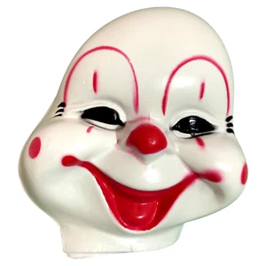 Vintage Fibre Craft Plastic Clown Face 5" Not at perfect condition - see picture - Picture 1 of 3