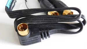 Vergoldeter HiFi DIN 5-Pin VebindungsKabel für Subwoofer - Bild 1 von 6