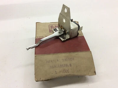 Nuevo de Lote Antiguo 1957 58 1959 Ford Galaxie Fairlane Ranchero Interruptor de Control de Calefacción B9A18578A Foto 1 de 4