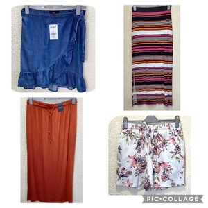 Ladies bundle of size 12 clothes. 2 new with tags. 3 skirts & 1 shorts. Next. & - Picture 1 of 12
