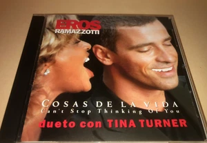 Tina Turner Eros Ramazzotti duet CD Cosas de la Vida Cant Stop Thinking of You - Imagen 1 de 4