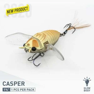 Chasebaits Ripple Cicada Wakebait Crawler 1 3/4 inch Hollow Bodied Casper | B3 - Picture 1 of 1