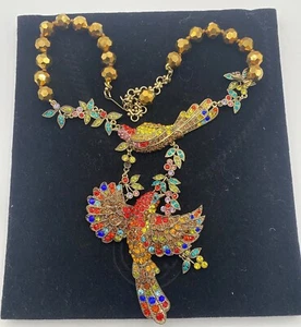 Heidi Daus "Mary's Magic" From Mary Poppins Returns Crystal Bird Necklace - Picture 1 of 8