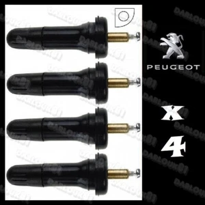 4x Valvola Sensore Pressione Pneumatici TPMS Kit Riparazione Steli per Peugeot 508 408 3008 5008 - Foto 1 di 6