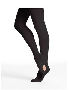 Danskin 725 Black Women's Size A (Small) Faux Backseam Convertible Tights - Picture 1 of 1