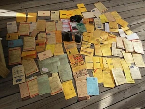 ENORME Lote 70+ Sobres de Película Años 50 + 1000 Negativos E.F. Adams Papel Ephem Fotos - Imagen 1 de 11