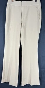 NEW~Banana Republic High Rise Flare Women’s Tailored Performance Tan Pants sz 4P - Picture 1 of 12
