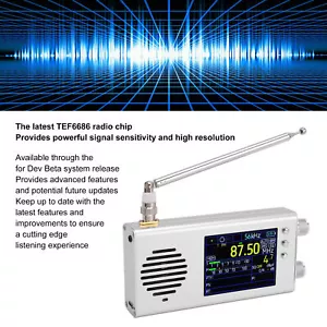 Ricevitore radio portatile a onde corte full band AM FM SW CB VHF UHF WX AIR LW MW - Foto 1 di 24