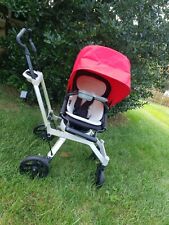 Orbit Baby G2 Stroller Frame, Stroller Seat Snack Tray, Insert Red Grey
