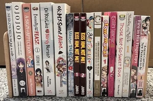 MIXED MANGA LOT ENGLISH WITH NEW AND OLD (Lot C) LOT OF 17!!! - Picture 1 of 5