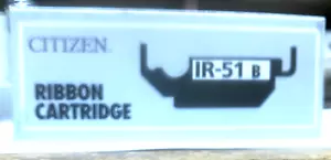 CITIZEN TINTENPATRONE IR-51 B SCHWARZ - Bild 1 von 2