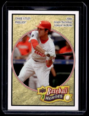 2008 Upper Deck Baseball Heroes #135 Chase Utley Near Mint or Better - Image 1 of 2