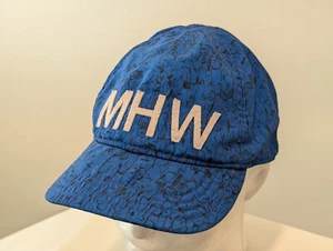 Mountain Hardware Unisex MHW Logo Hat Cap Blue Black White Letters Size Large - Picture 1 of 13