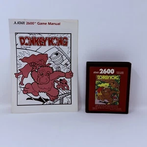 Cartucho Atari 2600 Donkey Kong + Manual - Excelente Estado - Imagen 1 de 2