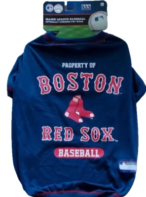 MLB Boston Red Sox Pet First Dog Camisa Talla Grande Gato Perro Jersey NUEVO Foto 1 de 4