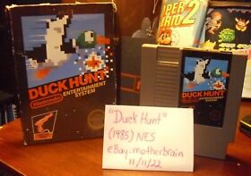 EARLY Duck Hunt (NES, 1985): Cartridge & Box - Free Shipping in Cont. U.S.A.