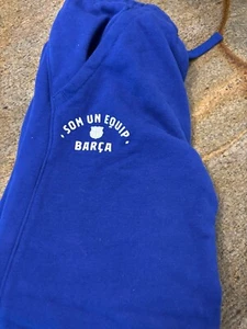 Nike Pants Youth Medium Blue Club Fleece FC Barcelona Soccer Futbol Sweatpants - Picture 1 of 3