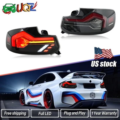 For BMW F22 F23 F87 M2 2 2014-2019 LED Tail Lights G87 Style Upgrade 23+ Style - Image 1 of 4