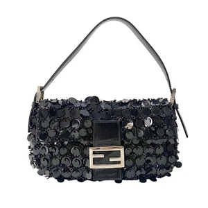 FENDI Baguette Black Sequin Bag - Picture 1 of 14
