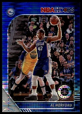 2019-20 Panini Hoops Premium Stock Al Horford Blue Pulsar Prizm #260 - Image 1 of 2