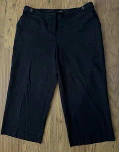 Next size 16 petite navy blue cropped jeans W34 L21 - Picture 1 of 4