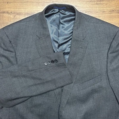 Daniel Cremieux Collection Loro Piana Fabric 48R Birdseye Weave Blazer Jacket - Image 1 of 4