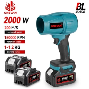 Akku Bläser Gebläse Turbogebläse Handgebläse Turbo Luftgebläse Air Duster 2 Akku - Bild 1 von 19