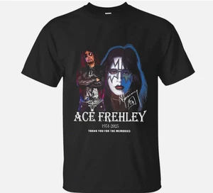 Ace Frehley 1951 - 2025 T-Shirt, Vintage Ace Frehley Signature For Fans - Bild 1 von 4