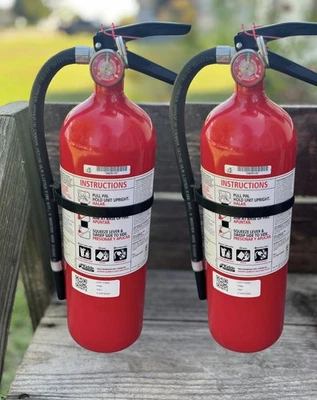 Lote 2 extintores Kidde ABC Dry Chemical 5 lb Pro Series UL 2019 SAFETY Foto 1 de 4