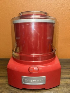 Cuisinart ICE-21 Yogur Congelado-Heladera y Sorbete - Rojo - ¡100% COMO NUEVO! - Imagen 1 de 11