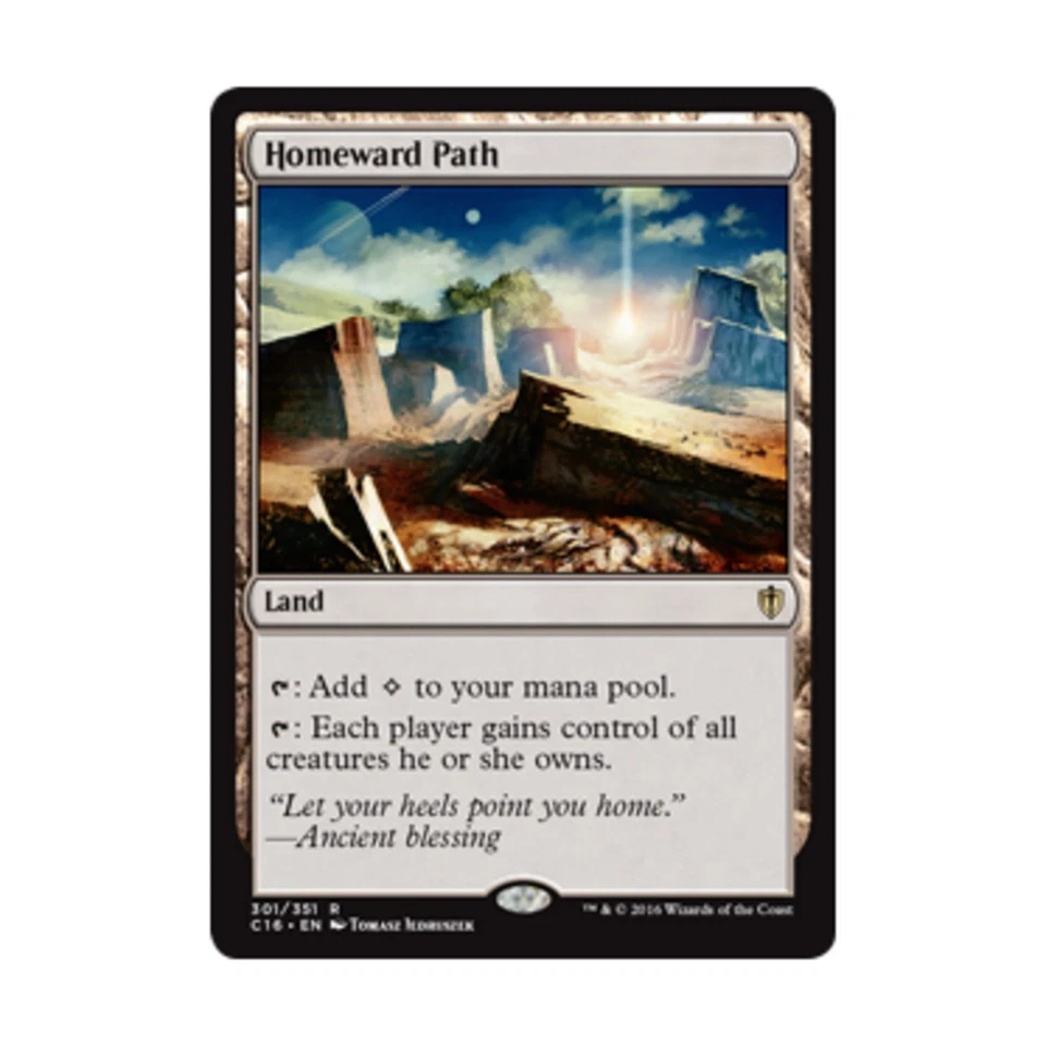 WOTC MTG Commander 2016 Homeward Path (R) EX - Image 1 of 1