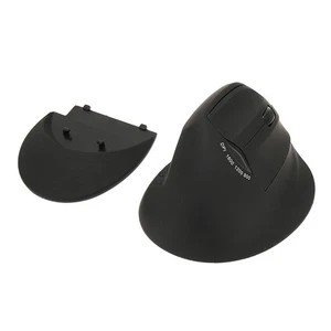 Vertical Wireless Mouse With Base Ergonomic 1600DPI Wireless Optical Mouse F New - Picture 1 of 24