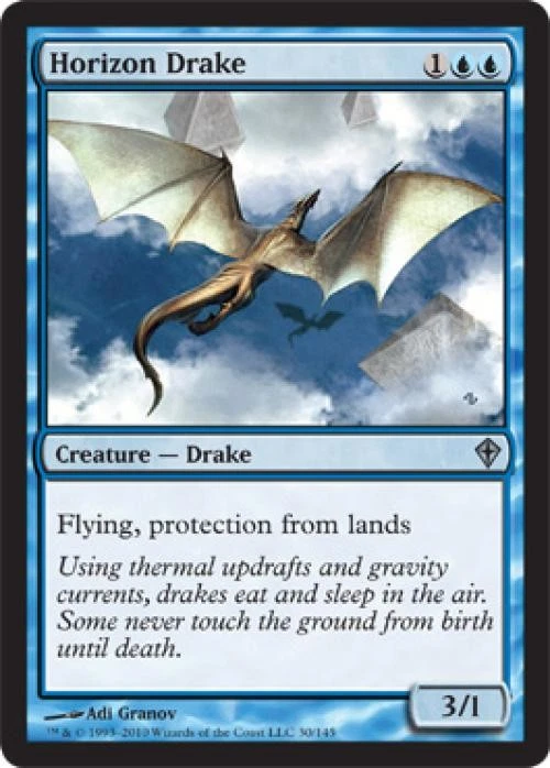 Horizon Drake -Foil Medium Play MTG Worldwake - Image 1 of 1