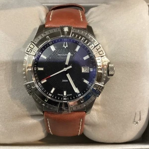 Reloj Hombre Accutron 448R 916648 Correa Cuero Cuarzo ENVÍO GRATUITO **2 - Imagen 1 de 18