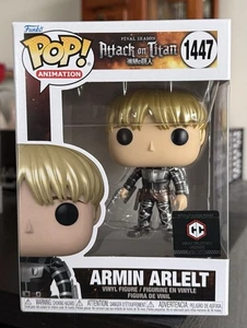Funko POP!: Metallic ARMIN ARLELT #1447 Attack on Titan Chalice Collectibles - Picture 1 of 6