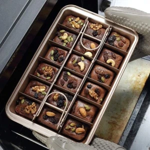Brownie Antihaft Backform Kuchenform, Brownie Verstellbar Backformen für Party - Bild 1 von 6