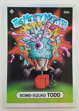 Melty Misfits Series 3 80b Bomb Squad Todd Foil Card Sticker Buff Monster