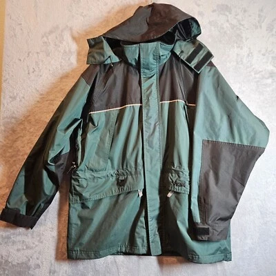 Abrigo De Colección Tempestad Vikinga Para Hombres L Parka Con Capucha Ventilada Gorpcore Exterior Foto 1 de 4