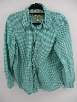 Camisa con botones Bass XL a cuadros manga larga con lengüeta enrollable 100 % algodón Foto 1 de 4