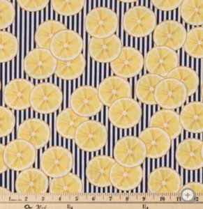 Fette di limone, runner da tavolo, sciarpa comò, sfoderata, decorazione festa, 42”L X 14”W - Foto 1 di 2