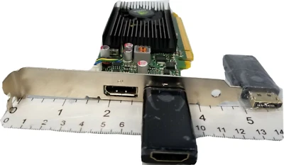 HP NVIDIA NVS 310 Full Height x16 Dual DisplayPort HDMI Windows 10 Video Card - Image 1 of 4