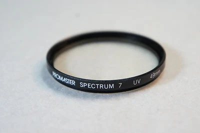 Promaster Spectrum 7 UV 49mm Lens Filter Coated Made in Japan  - Image 1 of 3