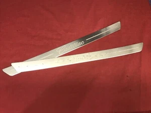 Door Sill Plate scuff aluminum 2 pcs For Cadillac. USED!. - Picture 1 of 5